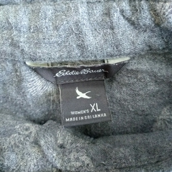 Eddie Bauer Flannel Botanical Shirt, XL - Picture 4 of 4